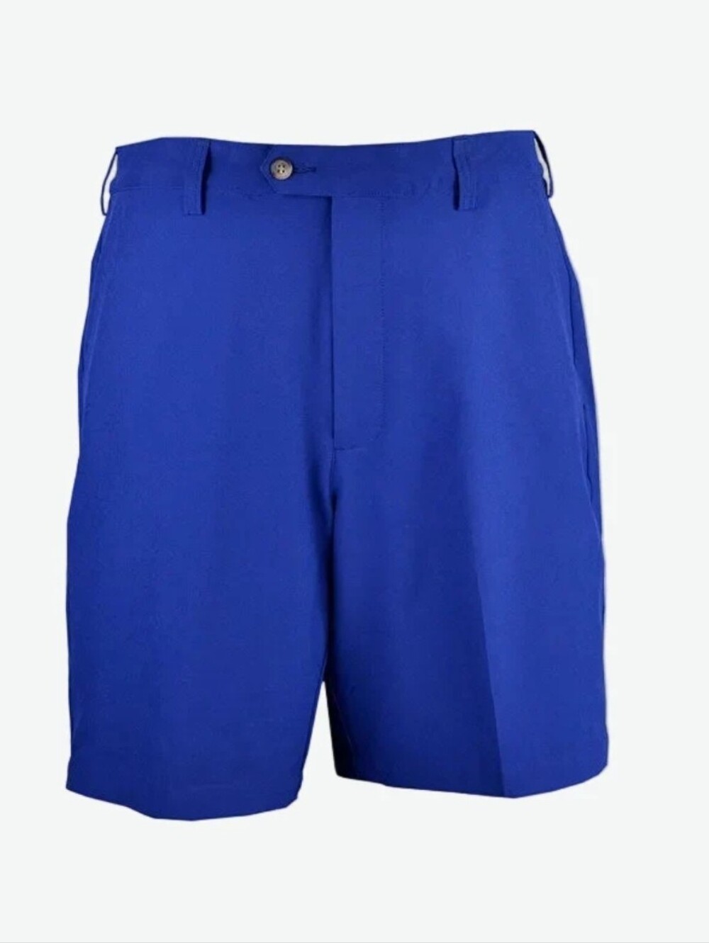 Men's Tailored Flat-Front Shorts in Royal Blue